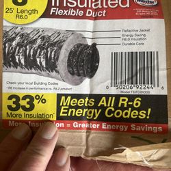 Insulated Flexible Duct - FREE!