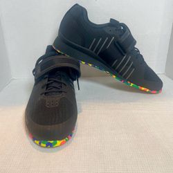 adidas Adipower Weightlifting 3 IF0534 Men’s 9.5 Black Gold Lifting Shoes