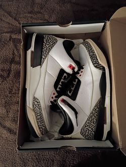 Jordan 3's, With a Replacement Box,Size 11,Pick Up Only.