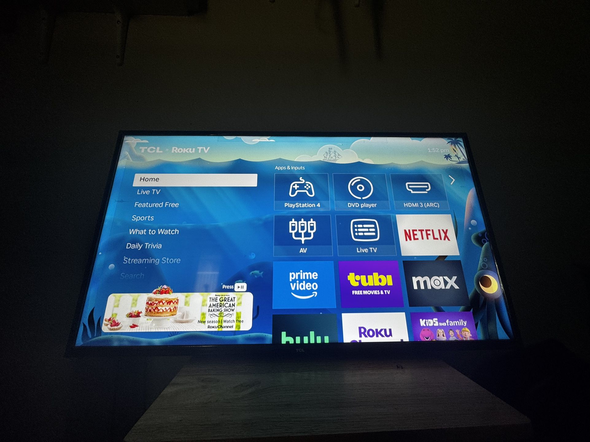 40 Inch TCL Roku Tv