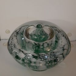 Vintage Blown Glass Oil Lamp/ Diffuser