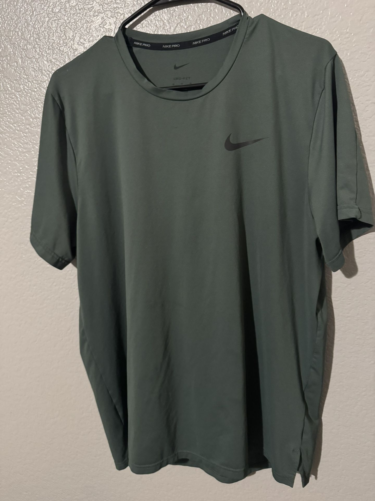 Green Nike Dri Fit Shirt