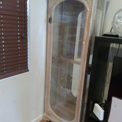 Real Wood China Hutch Glass Shelves