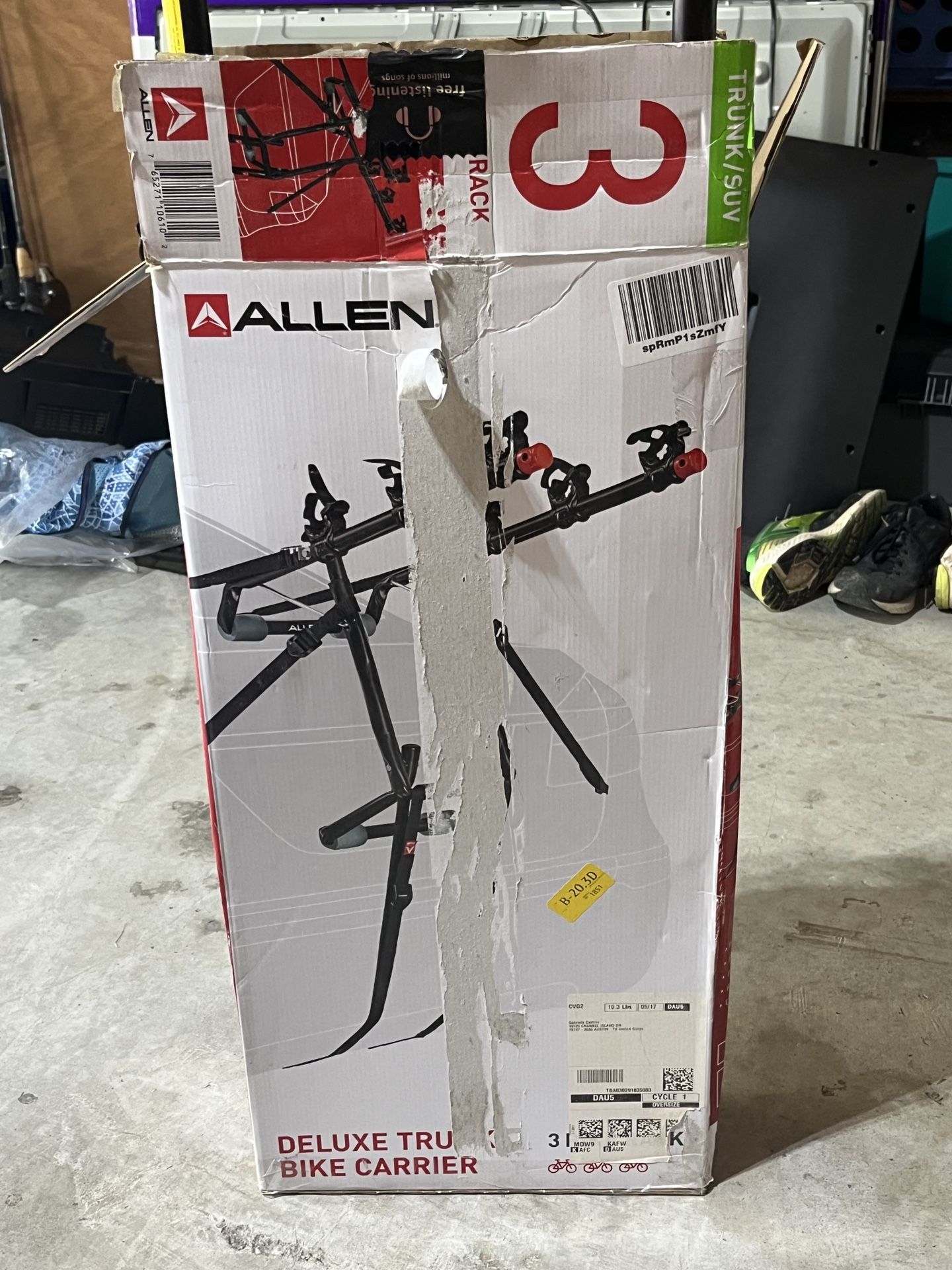 Allen Sports 3-Bike SUV Hitch Rack – Easy Install, Great Condition