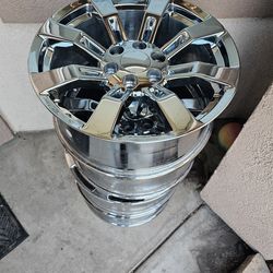 GM rims 20x8.5 Chrome CK375 Wheel Fits Cadillac Chevy GMC Trucks & SUV's 20" Rim 5409