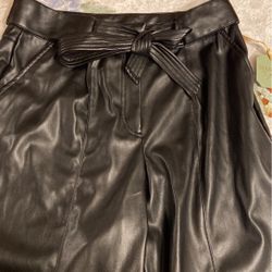 Black Pleather Pants By Ryegrass From JC Penny