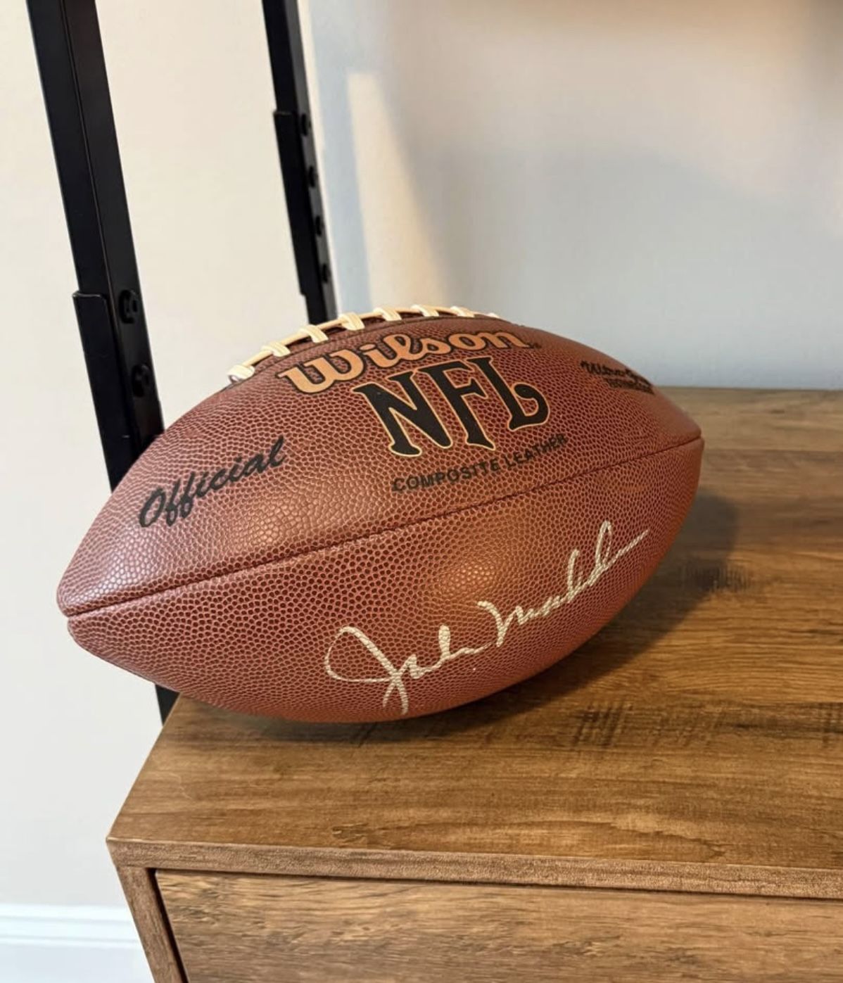 John Madden Autographed Football