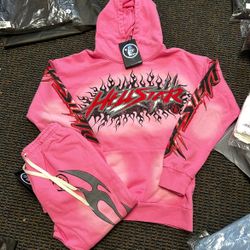 Pink Hellstar “Brainwashed” Hoodie And Sweats