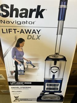 Shark NV360 Navigator Lift-Away Deluxe Upright Powerful Suction Vacuum for Hardwood Floor, Carpet, Muti-Surface Spotless Cleaning with Large Dust Cup