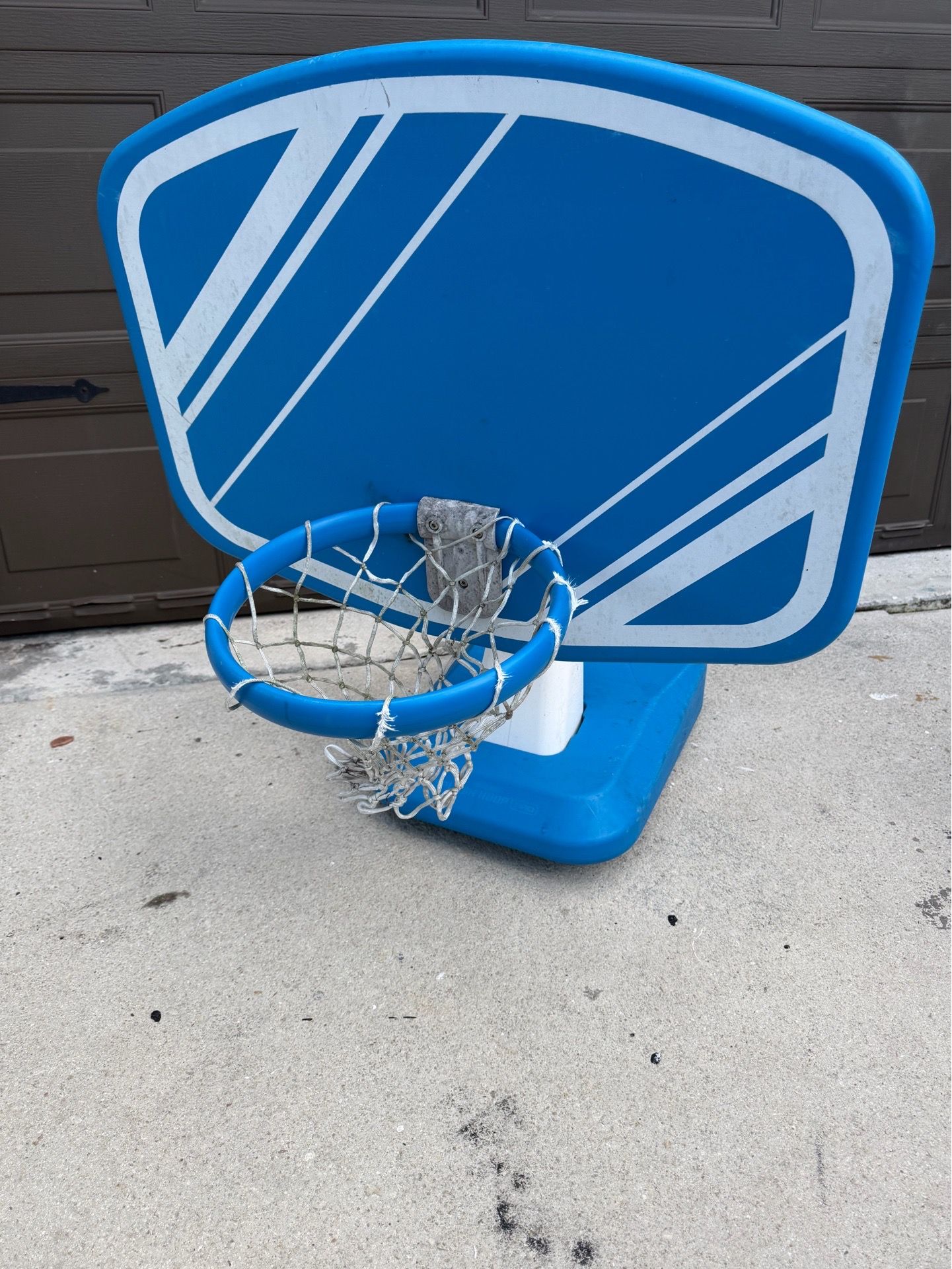 Outdoor Poolside Basketball Hoop