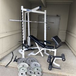 Gym Weights Barbell Bench 