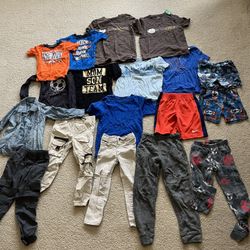 Boys’ Clothing Bundle – Tees, Pants & Shorts – Size ~6–8 (Gap, Nike, Star Wars, More)