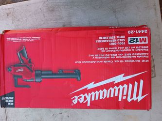 For Sale a brand new Milwaukee M12 12V Cordless Caulk Gun Tool-Only
