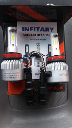 2x LED Headlights, Fog Lights, Daytime Lights, Bulb 6500k 8000 lumens *6 Months Warranty*