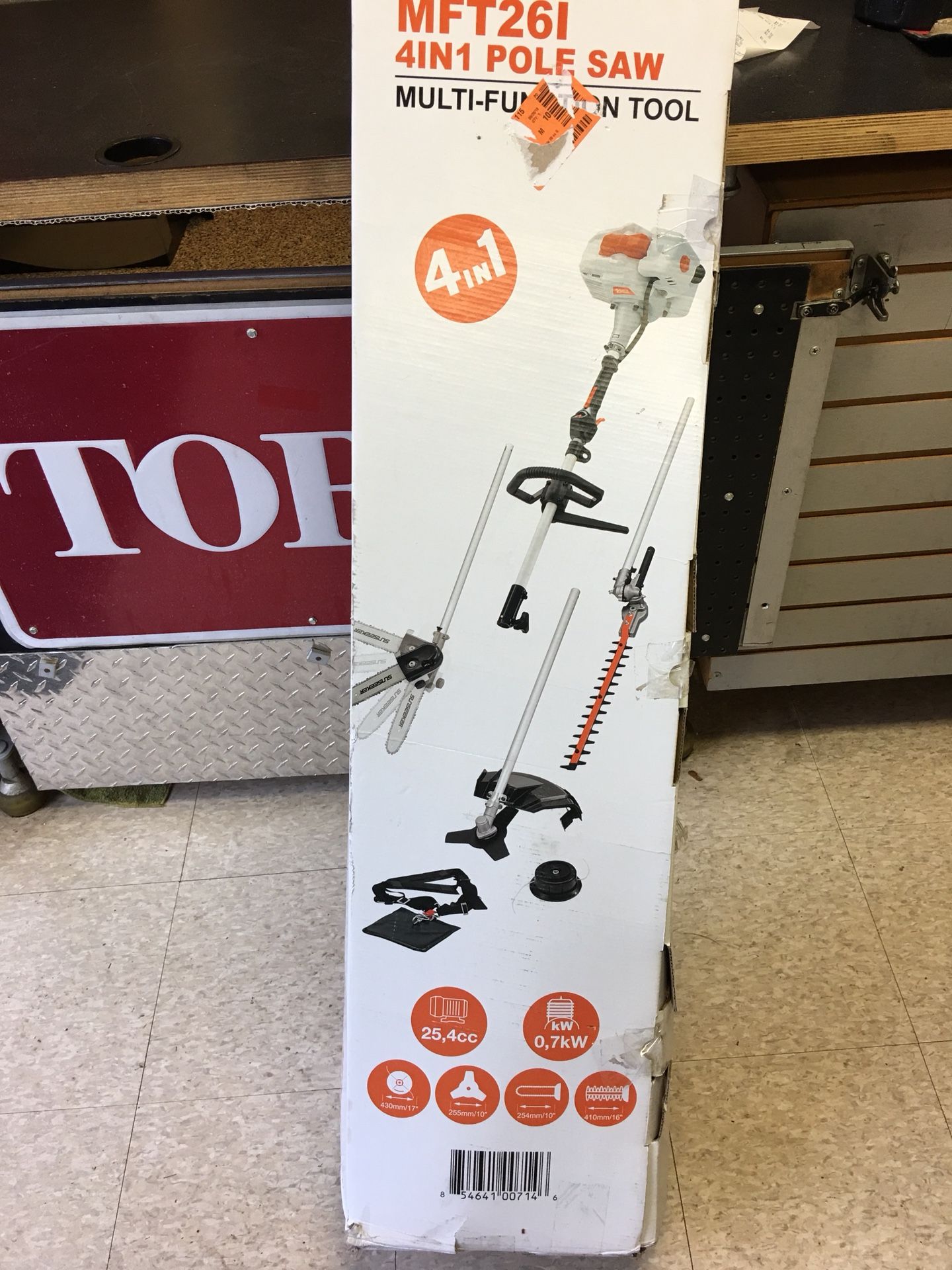 MFT 261 multi-function tool : weed eater ,string trimmer, chainsaw