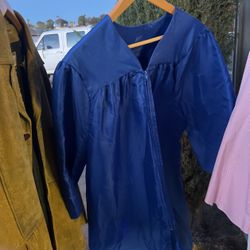 Navy Blue Graduation Gown 5”07”- 5”09”