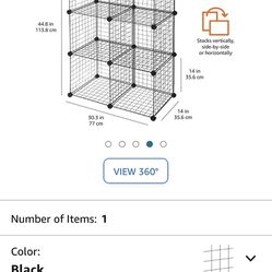 Wire Cube Storage Shelves
