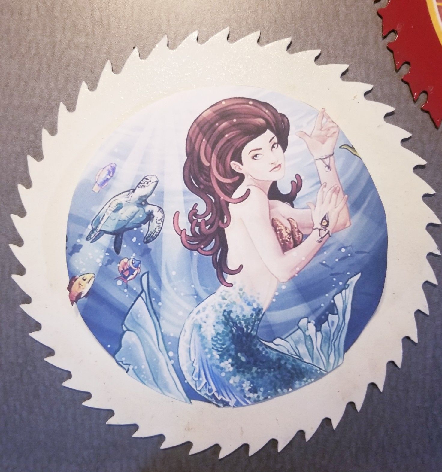 Mermaid Decorative Saw Blade