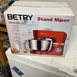 New Betry Stand Mixer Black 7.5 Qrt