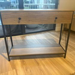 Console Table With A Draw