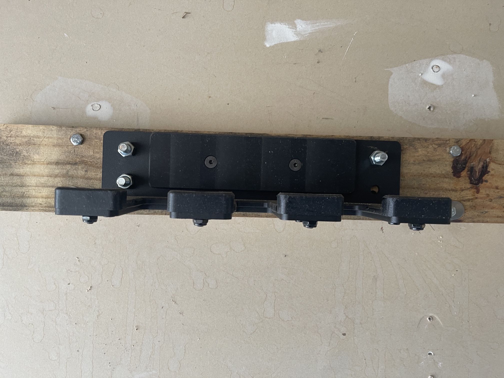 Wall Mounted Vertical Barbell Rack