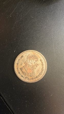 Mexican 1 Peso Coin , peso tepalcate