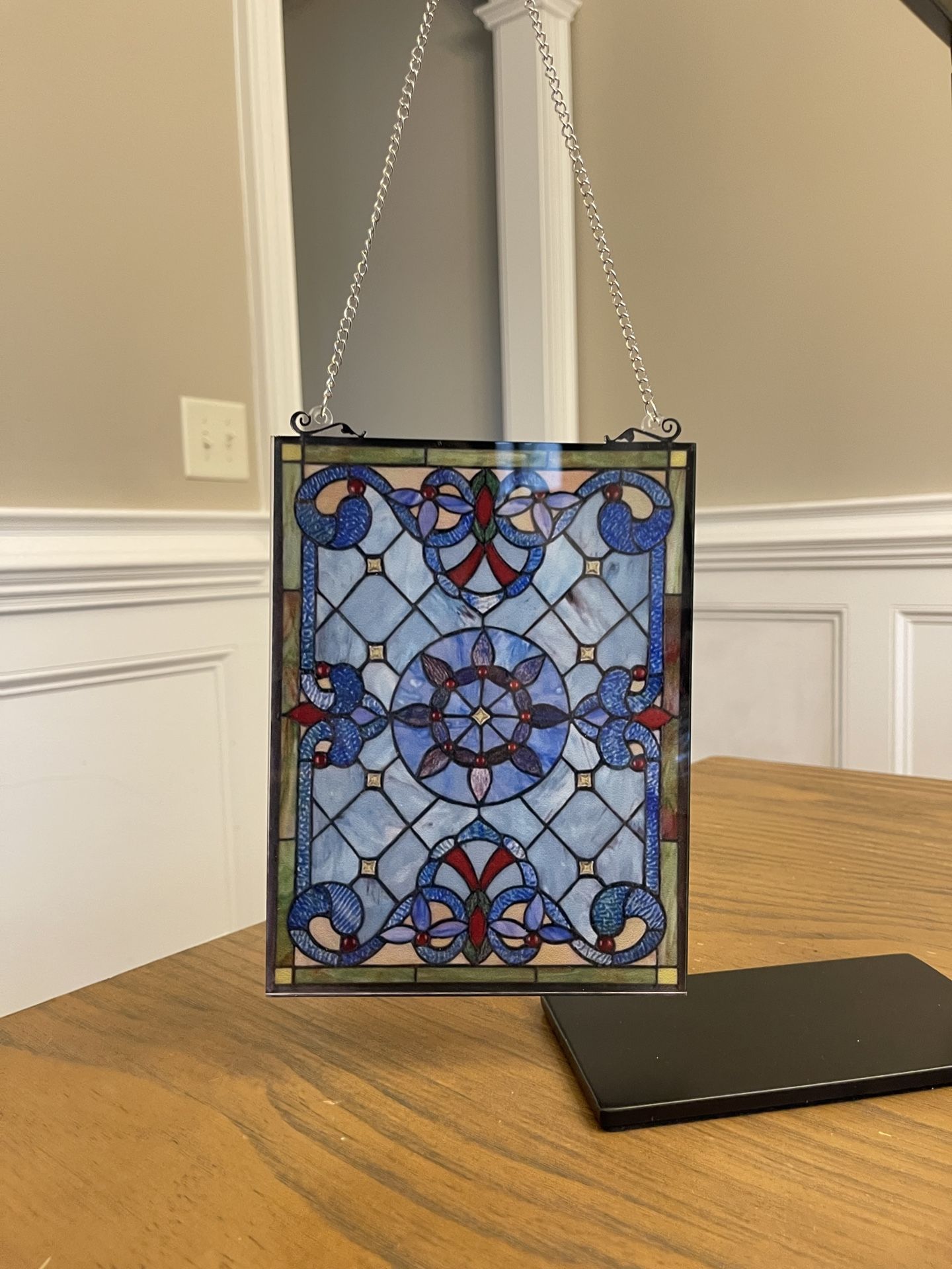 Multicolor Acrylic Tiffany-styl Window Panel/ Suncatcher Hanging Home Yard Decor
