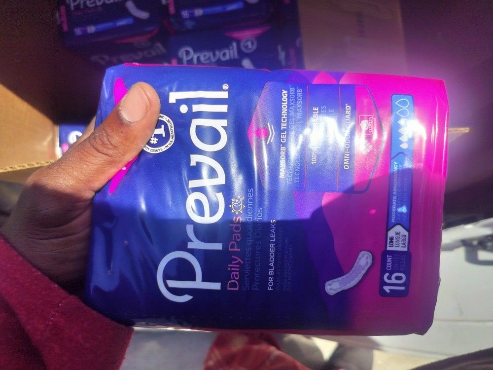 Brand New Prevail Daily Pads 5 Dollars Each Or Make A Deal