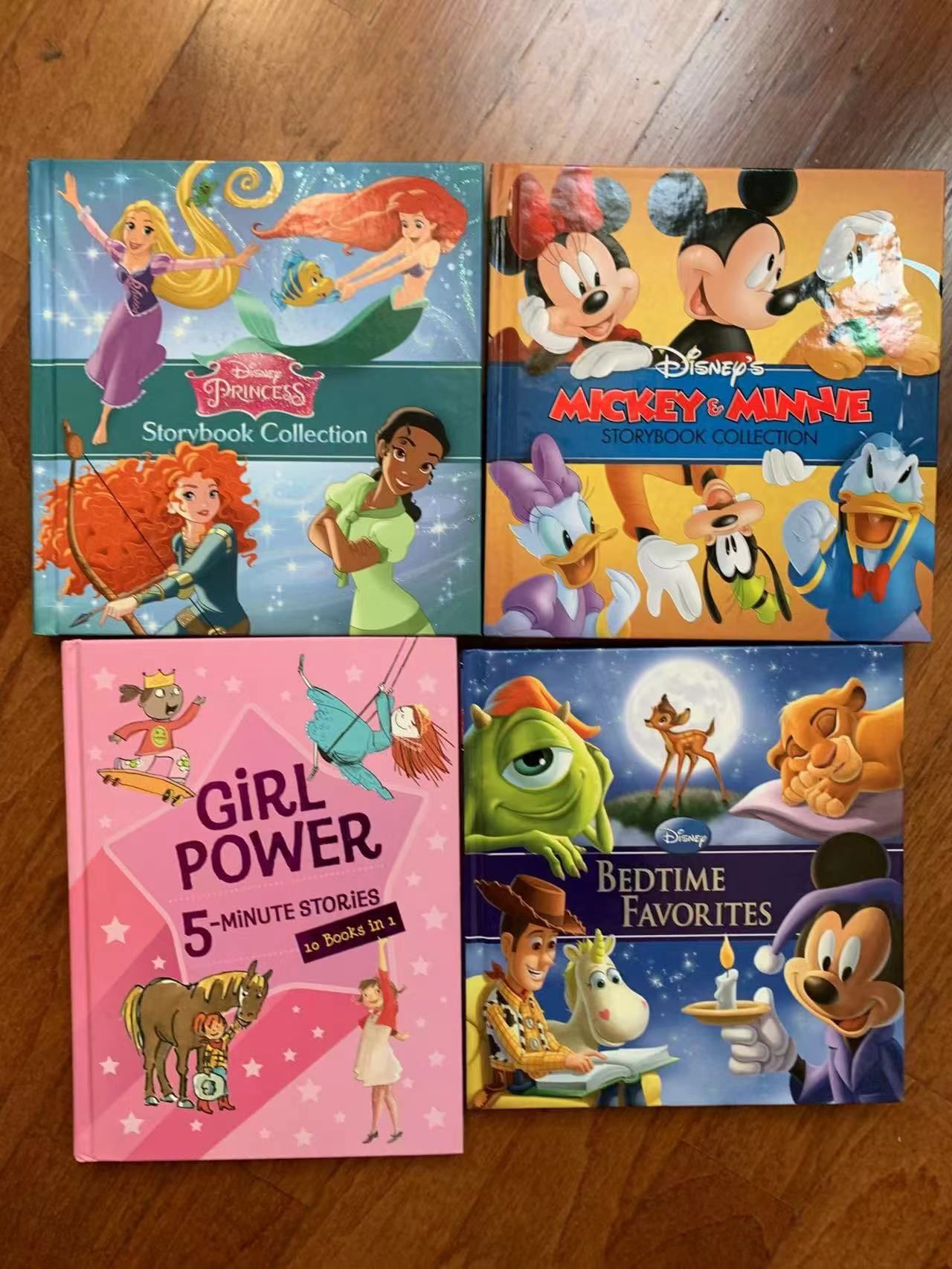 Four disney storyline books