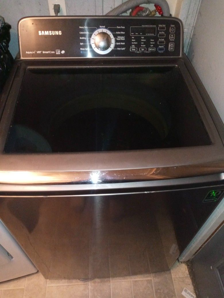 Stainless Steel Samsung Washer And Dryer 