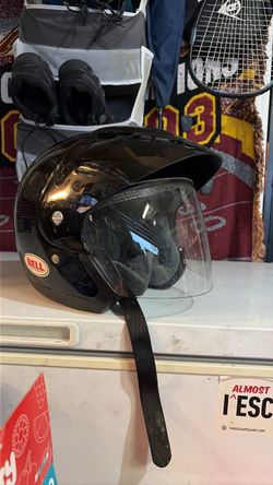 Bell Open-Face Motorcycle Helmet with Visor
