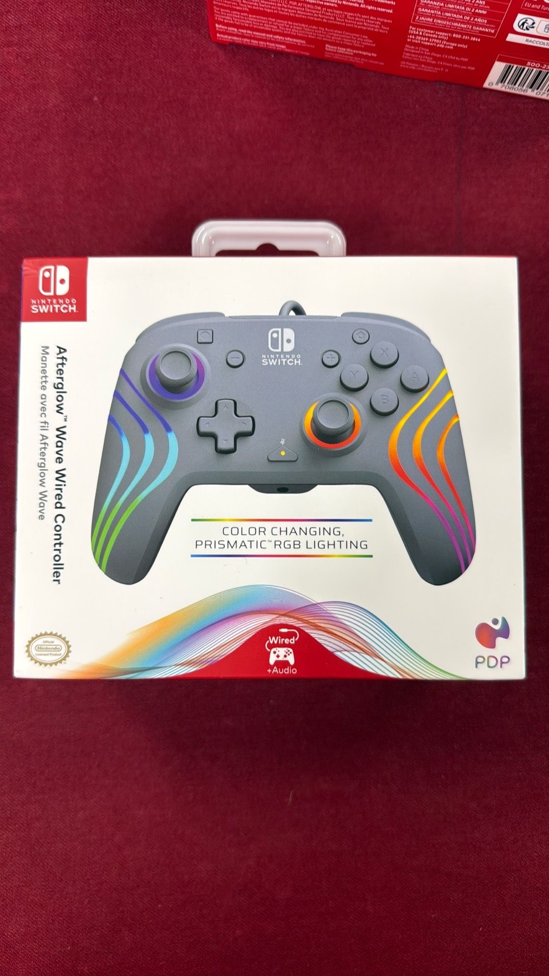 Nintendo Switch Afterglow Wave Wired Controller