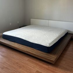Kind bed with king mattress 