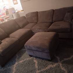 4pcs SECTIONAL SOFA W/OTTOMAN