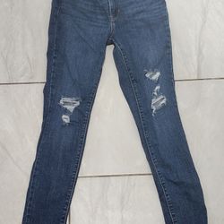 Womens Levi High Rise Skinny Jeans