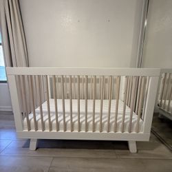 Babyletto Crib, Mattress, Bed Rail & Crib Tent
