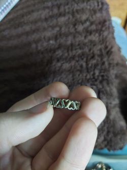 Sterling silver heart ring