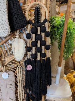 Boho Macrame Wall Hanging with Tassels