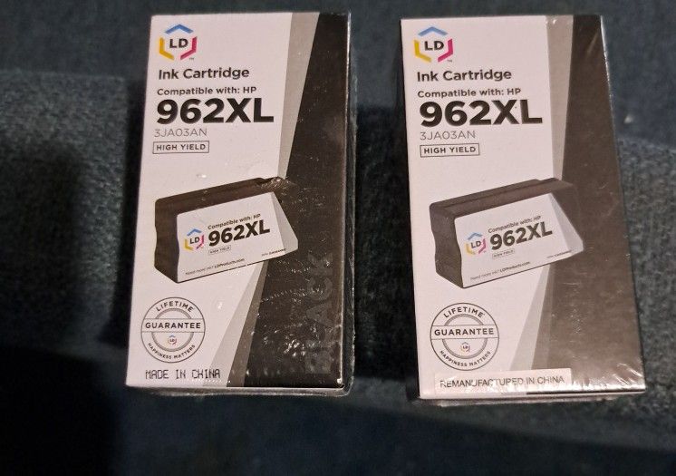 2 LD replacement Ink Cartridges For 962xl