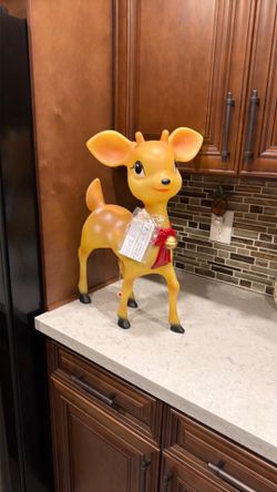 Blow Mold - 24 Inch Vintage Cracker Barrel Reindeer (New)