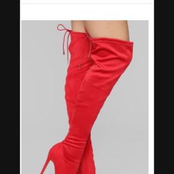 Fashion Nova Size 10 Heel Boots 