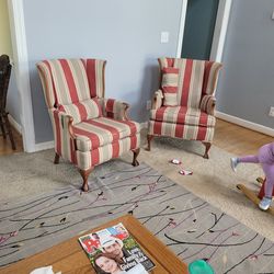 Newly Recovered Wing Chairs