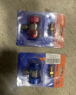R134a high and low quick connections