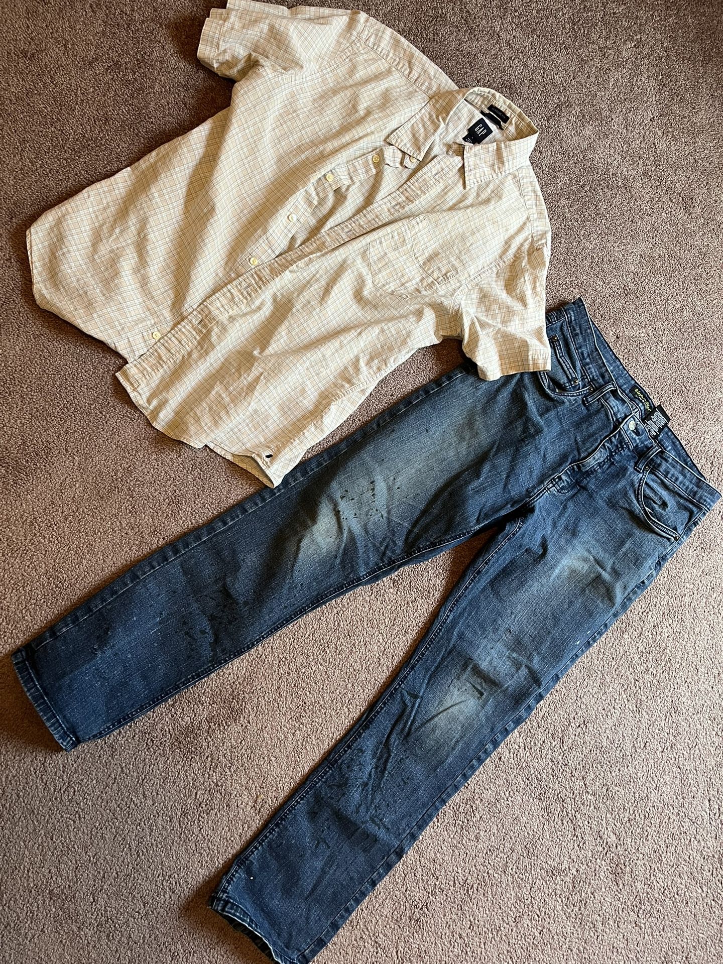 Men's Gap L Shirt & 36 x 32 Jeans