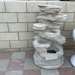 New Fountain Made Out Of Cement Perfect Gift 