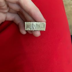10k $100 Dollar Bill Ring 