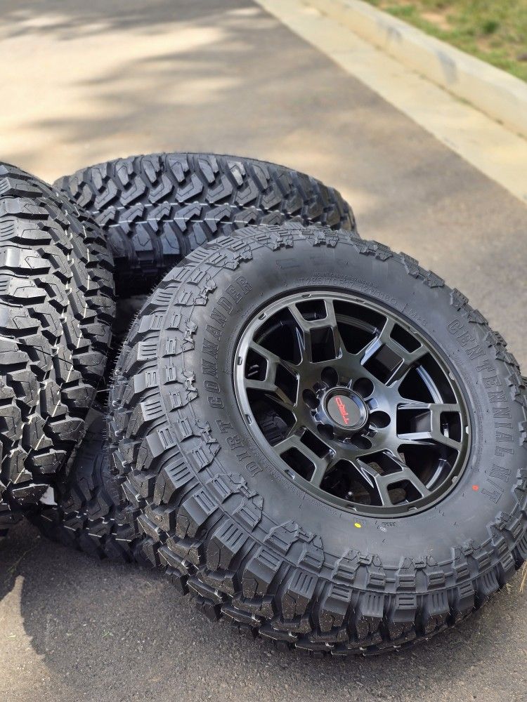 New 17" Toyota TRD Pro Style Wheels And 285/70r17 Off-road Tires