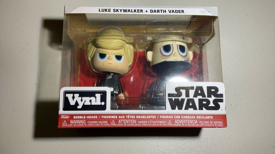 Vynl Luke Skywalker Darth Vader Bobble-Heads