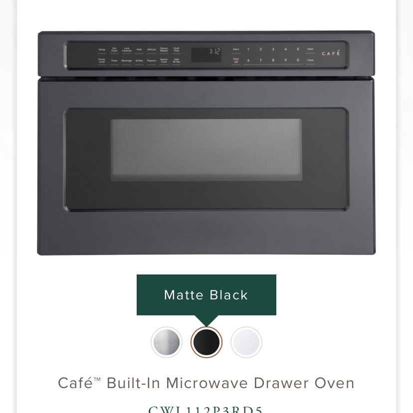 Brand New Café Drawer Microwave 