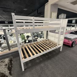 Twin Over Twin Bunk Bed 